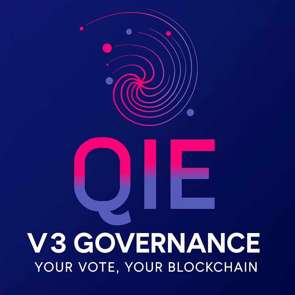 QIE Governance is LIVE with Version 3! 🥳

No more central control. No more delays.

✅ Vote on proposals
✅ Earn daily rewards
✅ On-chain execution
✅ Real-time decentralization

The power is in YOUR hands now. 🗳️

🔗 Dive deeper 🐟: medium.com/@QIEecosystem/…
#QIE