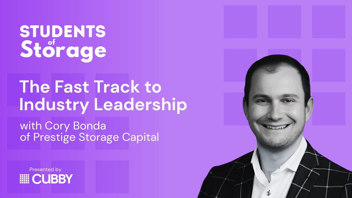 CubbyStorage's tweet image. Cory Bonda of @PrestigeStoreIt joins us to share how he scaled from two sites to 60+, launched a captive, and built a team culture rooted in transparency and growth. Tune in for stories and strategy. Tune in below.

#CubbyStorageSoftware #StudentsOfStorage #SelfStorageSoftware