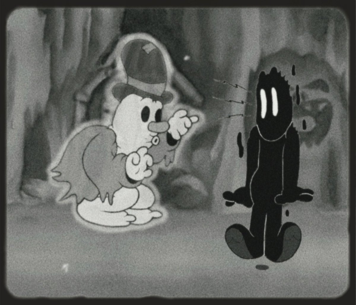 DannysNib's tweet image. Boooooo This folk is quite a joker and is also very cowardly, Booster the ghost clown is the fourth creation of EGO and therefore the last member of the Monochrome Gang
Well my good folks, this is the last original character I presented, I hope you like it
#blackandwhitecartoon