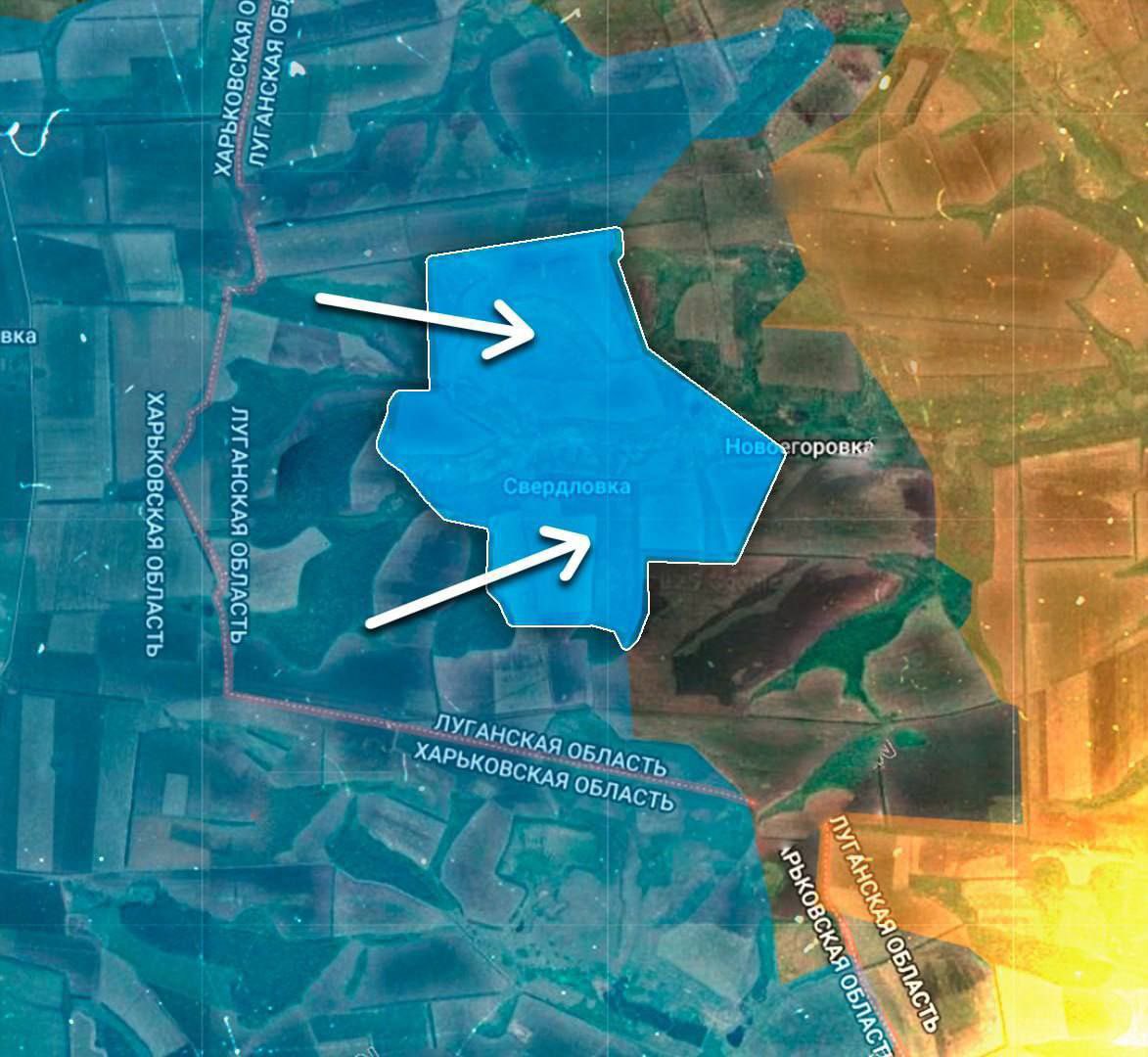 ❗🇺🇦🇷🇺 After a considerable pause, activity has resumed on the Luhansk axis — Ukrainian forces have liberated the village of Sverdlovka and are approaching the outskirts of Novoyehorivka from the west.