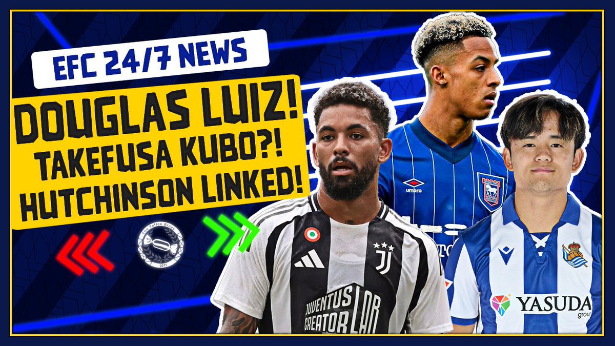 🎥DOUGLAS LUIZ WANTED! TAKEFUSA KUBO! HUTCHINSON?! | EFC 24/7 News Report - <a href="/olliehayes_/">Ollie</a> gives his thoughts on the latest news and rumours

🇧🇷Luiz wanted!
🇯🇵Kubo Liked!

👇Watch Now👇
youtu.be/z-ZGJ8U1YA8?si…