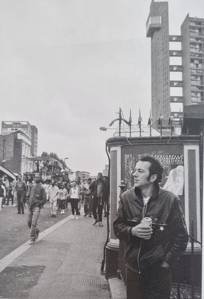 Joe Strummer of #TheClash at Notting Hill, by Josh Cheuse.