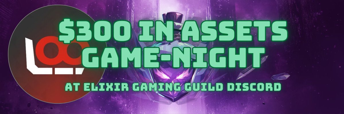 Elixir Gaming Guild (@elixirguild) on Twitter photo We having a Game Night with <a href="/BloodLoopGAME/">BloodLoop🔺 | Hero-Shooter</a>
Total Prizes: $300 in, in-game assets/NFTs
🏆 Top 8 Players (based on total kills)
🔹 1 Season Pass each (8 total)
🎁 Bonus Prizes:
🔹 2 Skins (NFTs) awarded randomly to any in-game participants
👀Viewers Raffle:
🔹 2 Raffles — 1 We having a Game Night with <a href="/BloodLoopGAME/">BloodLoop🔺 | Hero-Shooter</a>
Total Prizes: $300 in, in-game assets/NFTs
🏆 Top 8 Players (based on total kills)
🔹 1 Season Pass each (8 total)
🎁 Bonus Prizes:
🔹 2 Skins (NFTs) awarded randomly to any in-game participants
👀Viewers Raffle:
🔹 2 Raffles — 1