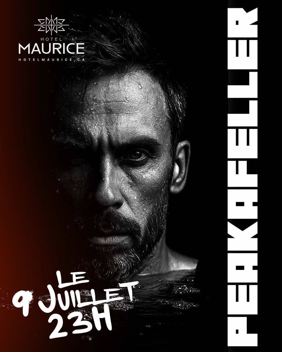 Le DJ/Producteur <a href="/peakafeller/">PΞΛKΛFΞLLΞR</a> prend le contrôle du Maurice ce mercredi dès 23h pour un after-show électrisant à la suite de l’Electro-FEQ sur les Plaines!

📍 Le Maurice | Mercredi 9 juillet | 23h
🎟️ Entrée gratuite | Places limitées

#Aftershow #Electro #Peakafeller #EDM