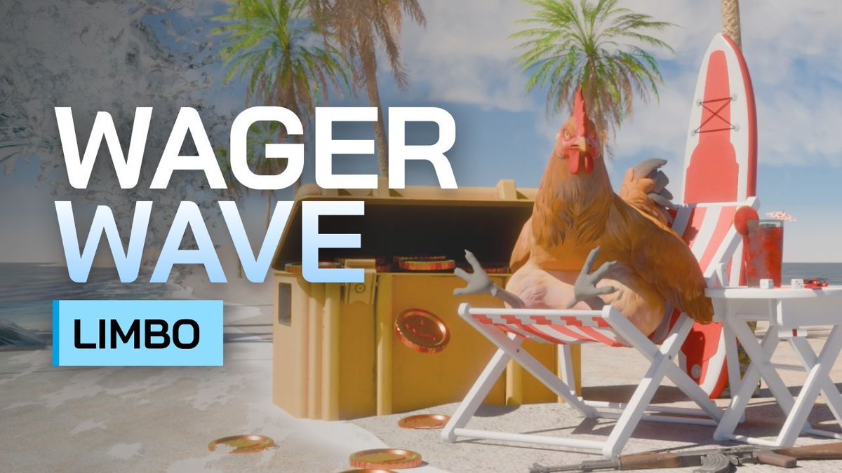 The surfing chickens won't stop. Play limbo, win tokens 💃 

🐔 chicken.gg/promotions/wag…