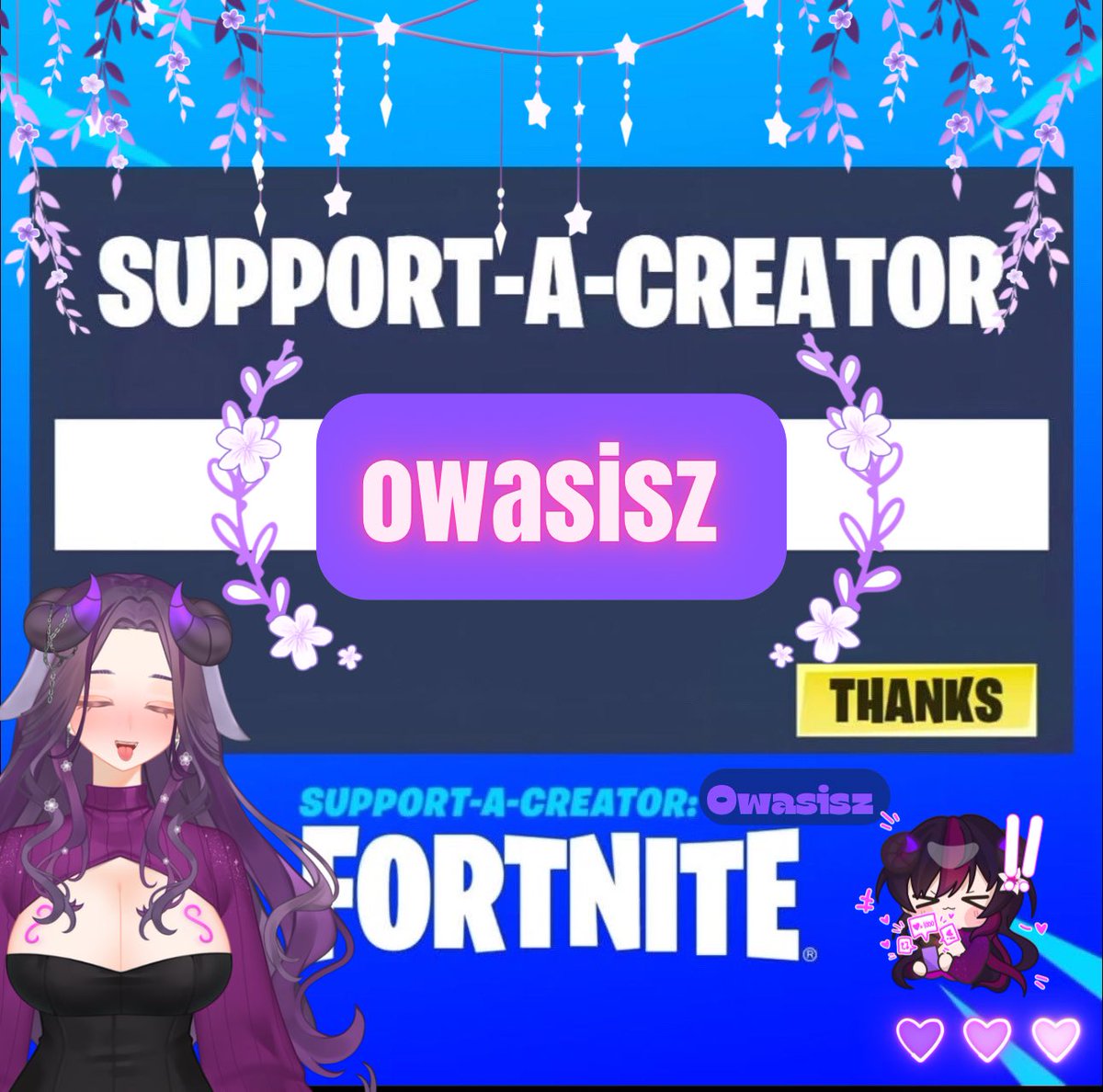 Owasiszz's tweet photo. πFORTNITE: Support a creator code!
βοΈβπ₯βοΈUse code: Owasisz
πI donβt normally promote my code but I thought Iβd share it if anyone is interested in it! ( as long as you donβt steal someoneβs card for vbucks haha)
{#fortnite #ENVtubers #twitch #fortnitecode} https://t.co/dm5pUopa6R
