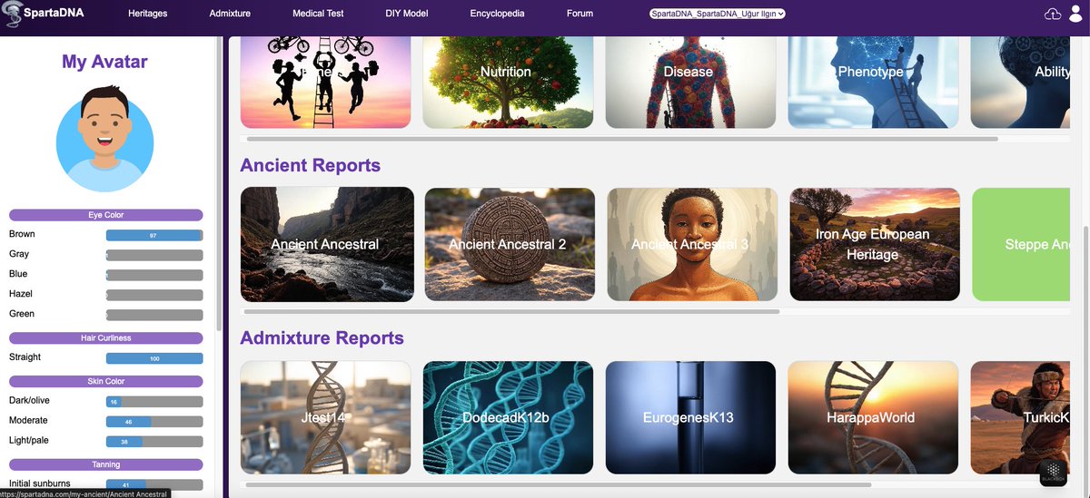 spartadna's tweet photo. New week New future as a SpartaDNA we brought #dodecad #eurogenes #turkic #jtest #harrappaworld admixtures to our website we continue to improve our website https://t.co/mnKrwp6pNS