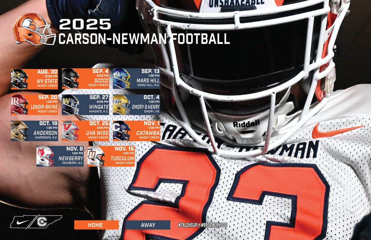 Carson-Newman Athletics (@cn_eagles) on Twitter photo Carson-Newman <a href="/CoachAIngram/">Ashley Ingram</a> dissects the Eagles' 2025 slate, which features six games inside Burke-Tarr Stadium.
🎥⤵️
youtube.com/watch?v=TTuxww…
<a href="/cnfootball/">Carson-Newman Football</a> x #TalonsUp x #Brotherhood Carson-Newman <a href="/CoachAIngram/">Ashley Ingram</a> dissects the Eagles' 2025 slate, which features six games inside Burke-Tarr Stadium.
🎥⤵️
youtube.com/watch?v=TTuxww…
<a href="/cnfootball/">Carson-Newman Football</a> x #TalonsUp x #Brotherhood