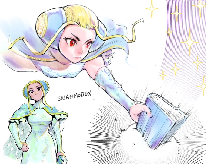 If this is how Ingrid uses her magic power in Street Fighter 6... xD