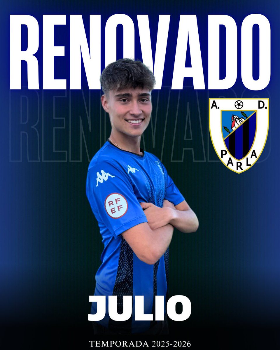 adparla's tweet photo. 𝐎𝐅𝐈𝐂𝐈𝐀𝐋 | Julio Villalba renueva con la #ADParla para la temporada 2025/26.

✍🏼 Julio seguirá mostrando su progresión y crecimiento en Los Prados una temporada más!

👋🏼 ¡Enhorabuena Julio! https://t.co/xLGY8oJeLY