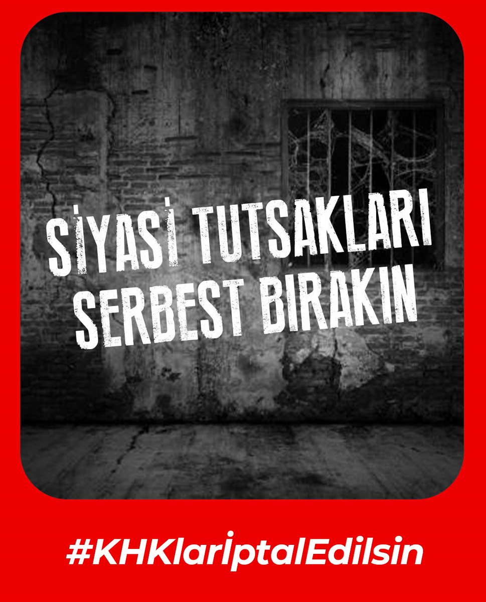 KHK sorunun siyasi olduğu ve çözümün de siyasi olacağının bilincinde olsakta Hukuktan da asla vazgeçmedik. Hukuken elde ettiğimiz kazanımları siyaseten de elde etmemiz gerekiyor. Bunun için tüm mecralarda mücadelemiz devam ediyor
#KHKlarİptalEdilsin