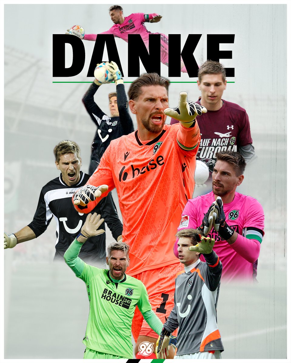 𝗗𝗔𝗡𝗞𝗘, 𝗥𝗢𝗡! ❤️

Wir wünschen Dir von Herzen alles erdenklich Gute! 🫶

#Zieler #H96 #NiemalsAllein ⚫️⚪️💚