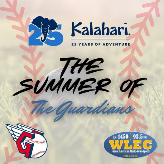 1450amwlec's tweet image. IT'S THE SUMMER OF THE GUARDIANS! ⚾ Win tickets to select Guardians home games now thru Sept 1, thanks to Kalahari - Sandusky & WLEC! One lucky winner scores the Ultimate Guardians Fan Basket! Enter daily at wlec.com/contest/the-su… Next winner announced on Monday, July 14th!