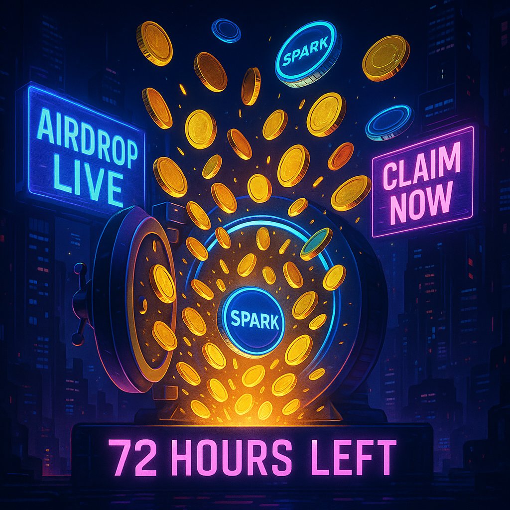 🚀 SPARK AIRDROP IS LIVE! 🚀
💰 Claim up to $500 in FREE tokens — no strings attached!
 Why Spark?
 Zero gas fees
💎 Don’t miss this. Only the fastest win.
 RT + tag = BONUS entries
📅 Ends

#SparkAirdrop #CryptoGiveaway #DeFiRevolution #FreeCrypto #Web3
<a href="/sparkdotfi/">Spark</a>