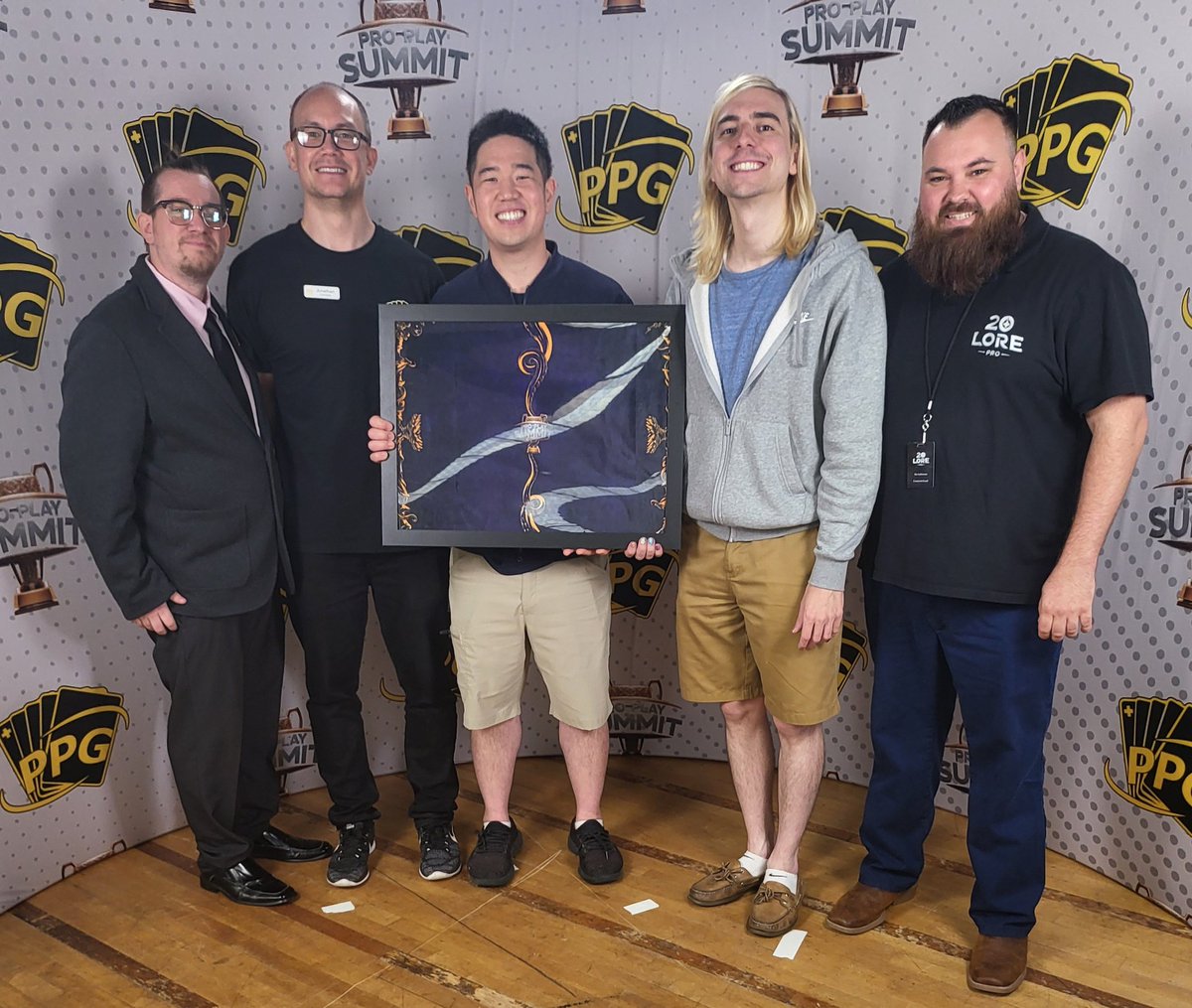 20LorePro's tweet image. Had a great time with @_proplaygames streaming their Pro-Play Games Summit Texas. Thanks to everyone who came out and played in the event and the viewers at home. Shout out to @illumiteers, @lorekeepersinn, @DickHBurns, and @TFMDan_Lorcana for some amazing casting.
