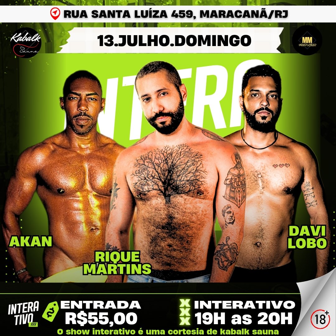 Kabalksauna (@kabalksauna69) on Twitter photo SORTEIO FOTO OFICIAL 🔥
Concorra a uma entrada grátis no evento de domingo 13/07/2025.
Regras:
1- Retweetar essa foto
2- Curtir a Imagem
3- Seguir o perfil
<a href="/Kabalksauna69/">Kabalksauna</a>
Resultado do sorteio a partir de 14h de domingo. SORTEIO FOTO OFICIAL 🔥
Concorra a uma entrada grátis no evento de domingo 13/07/2025.
Regras:
1- Retweetar essa foto
2- Curtir a Imagem
3- Seguir o perfil
<a href="/Kabalksauna69/">Kabalksauna</a>
Resultado do sorteio a partir de 14h de domingo.