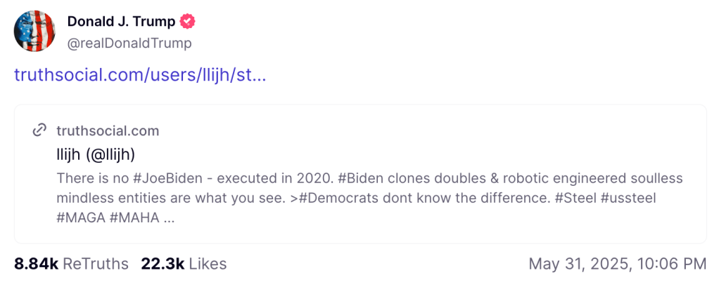 I don't think Epstein killed himself.

The one conspiracy theory that's somewhat plausible is also the one conspiracy theory that the Trump administration denies instead of avidly embracing.