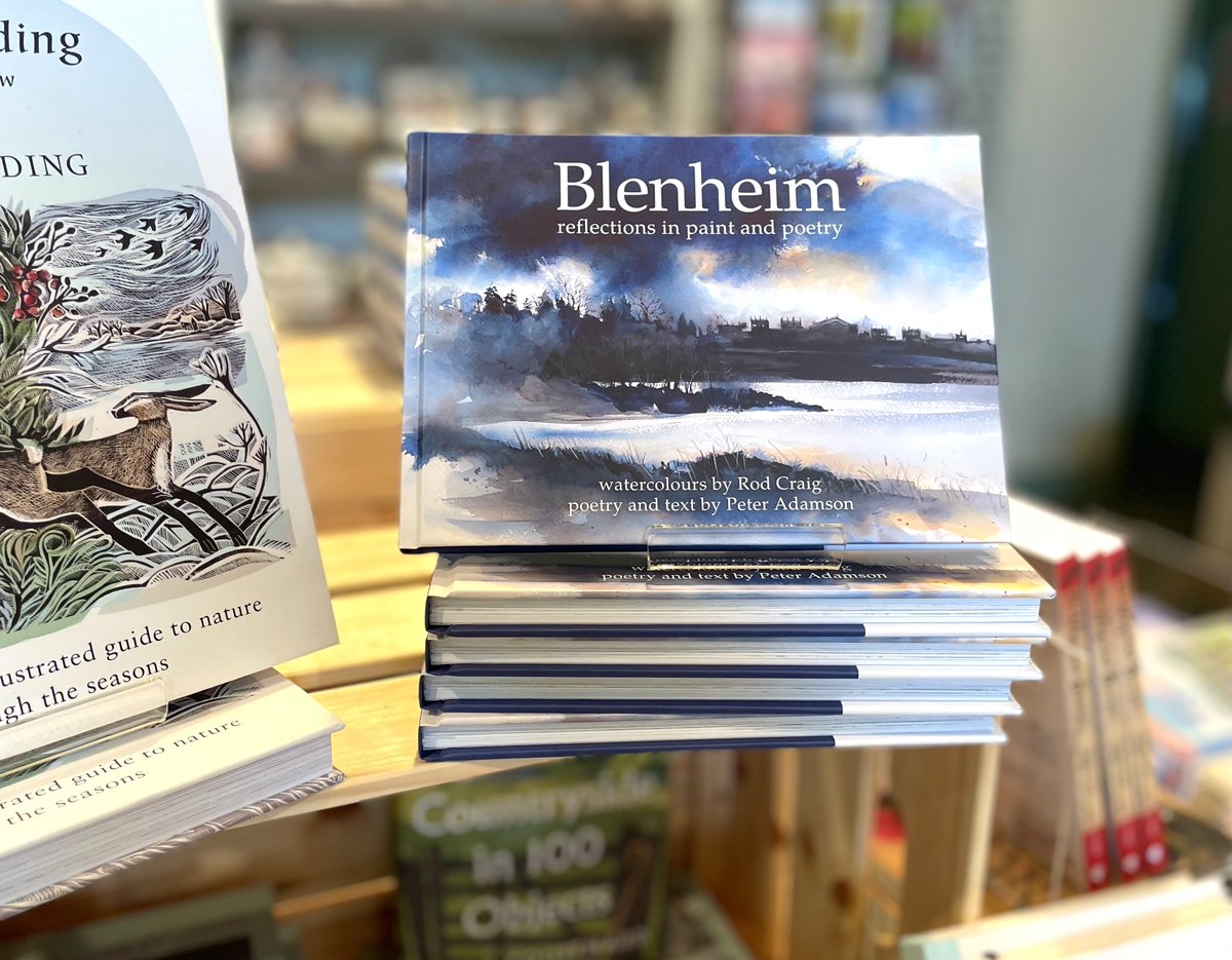 I'm very excited to announce a new book of Blenheim watercolours, 55 paintings alongside beautiful text and poems by Peter Adamson. Hardback £15.95 you can buy here.. peteradamsonwriting.com/essays/blenhei…