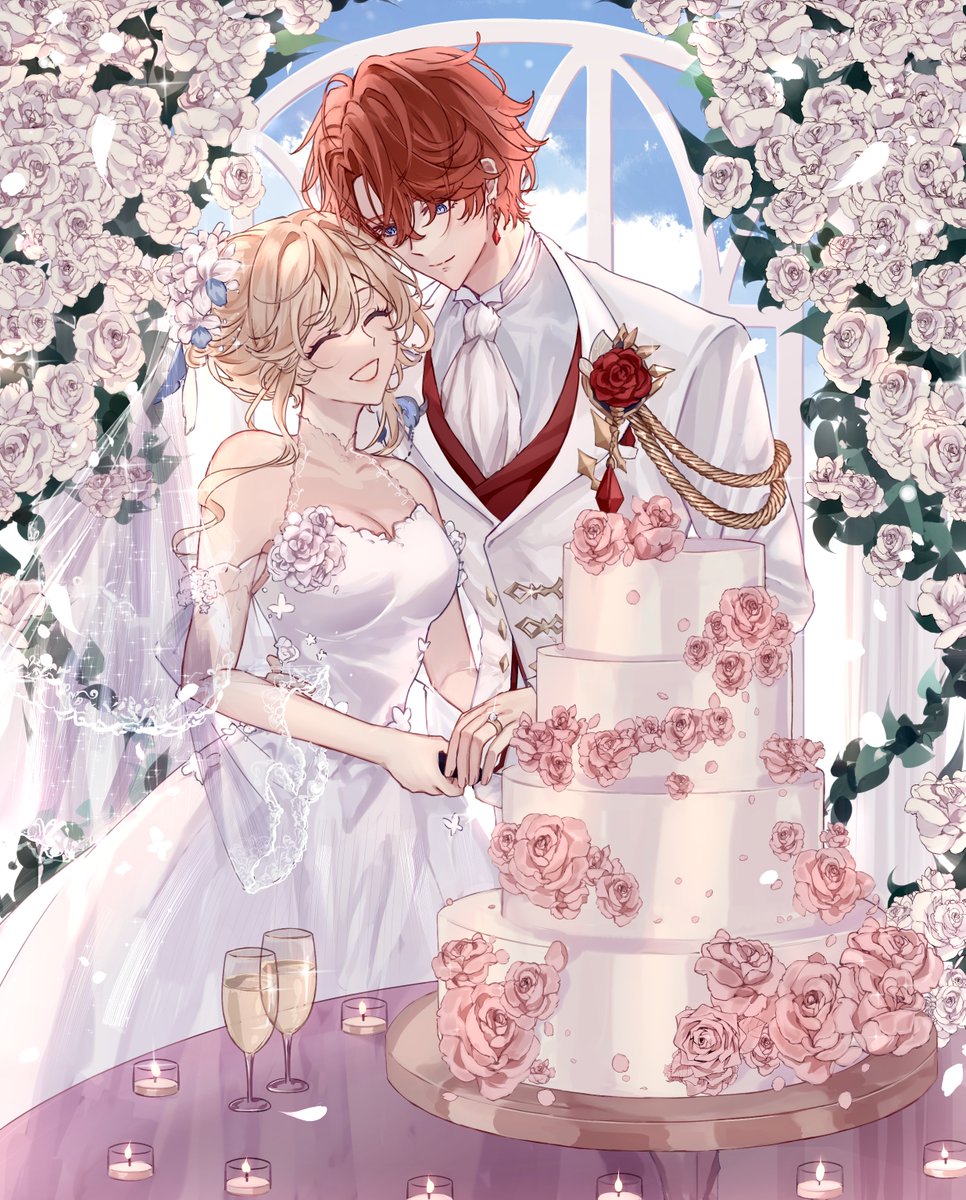 One my pieces for @ChilumiWedding I drew last year💍💒 #chilumi #タル蛍, image size:966x1200