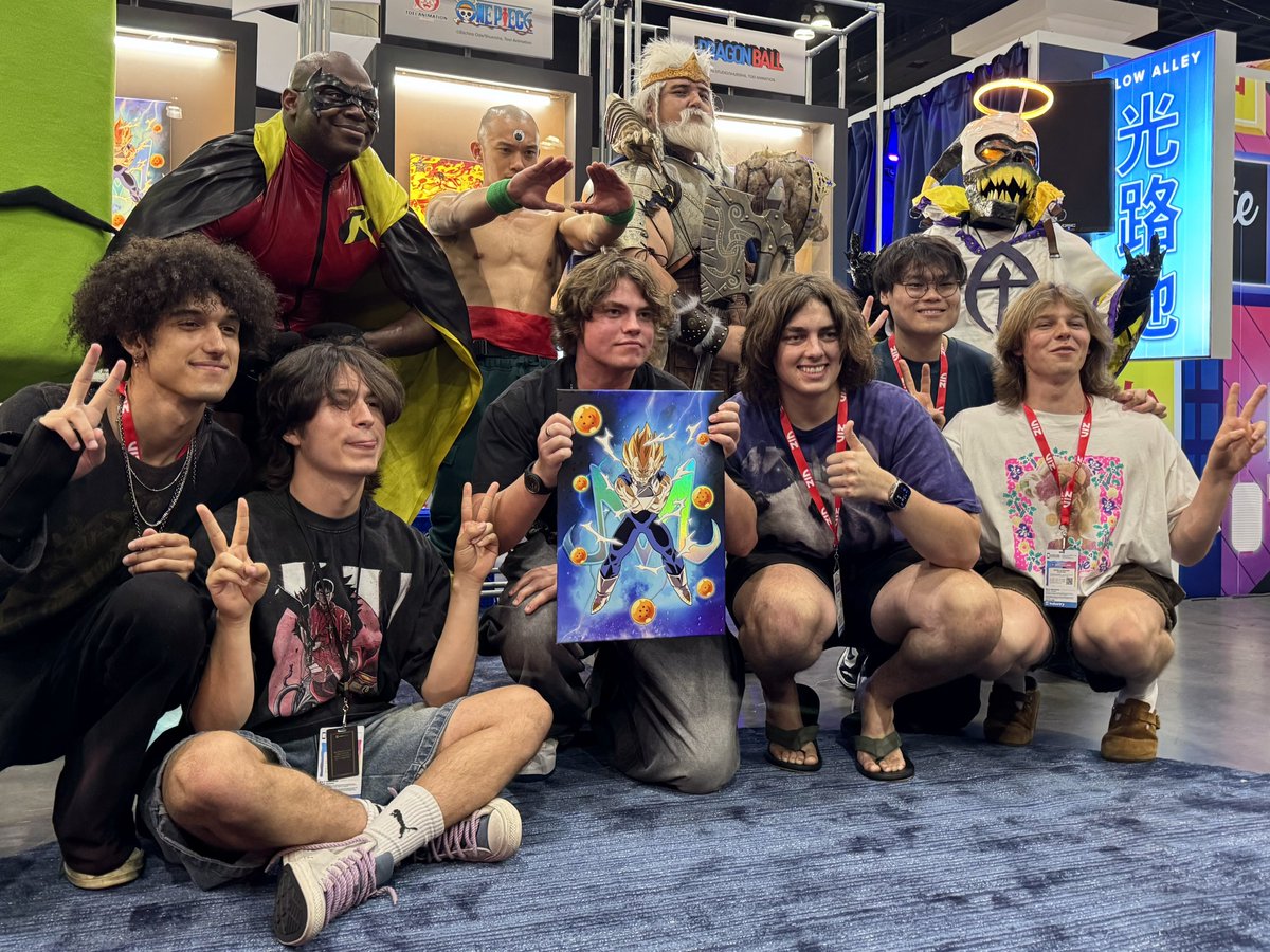Metal posters are all my brain’s had time to think of, my feet hurt, and my heart is happy 🫶

Our week of Anime Expo was nothing short of amazing, we sold metal posters, learned I’m literally One Punch Man, and hosted some incredible creator collabs 🙌