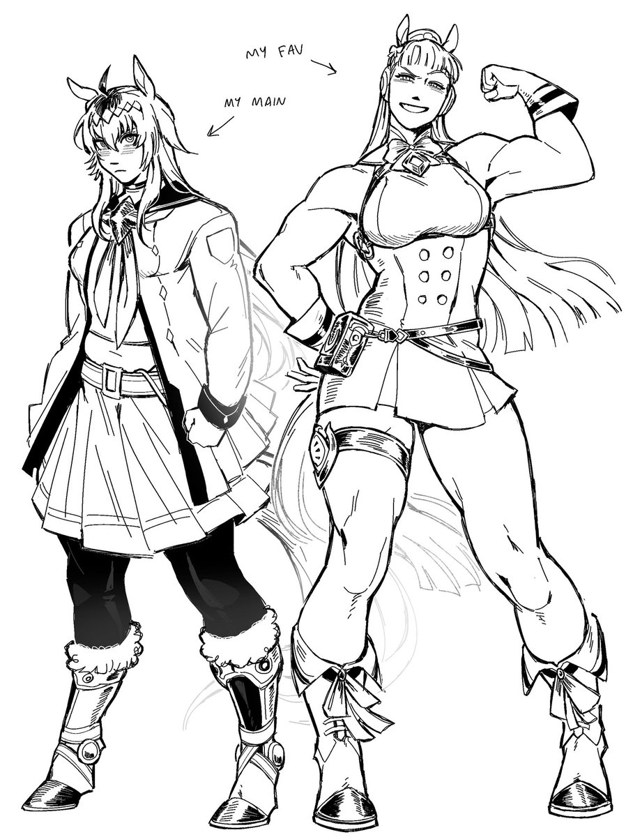 i love when white hair and goofy