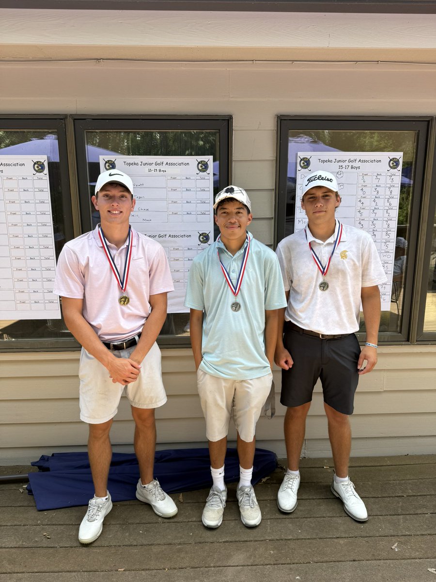 Jack Donovan (@jack_donovan13) on Twitter photo Played in my last Topeka Junior Golf Association tournament today. I placed 1st with a 73. Thank you Jared Goehring and <a href="/TopekaJrGolf/">TopekaJuniorGolf</a> for putting on great tournaments and everything else you do for Junior golfers in this area. Played in my last Topeka Junior Golf Association tournament today. I placed 1st with a 73. Thank you Jared Goehring and <a href="/TopekaJrGolf/">TopekaJuniorGolf</a> for putting on great tournaments and everything else you do for Junior golfers in this area.