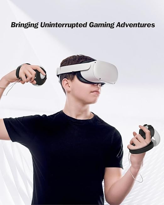 AlsaifSayed's tweet image. 【مصممة خصيصًا لميتا/اوكيولوس كويست 2】انغمس في تجارب ألعاب لا مثيل لها مع غطاء مقابض التحكم المصمم بدقة لكويست 2. 
【هيكل مطور من السيليكون بالكامل】
【راحة معززة】
【أحزمة مفاصل بمقاس مخصص】
【قبضة وثبات محسنين】
【تركيب وإزالة بدون مجهود】
amzn.to/4nGSYzm