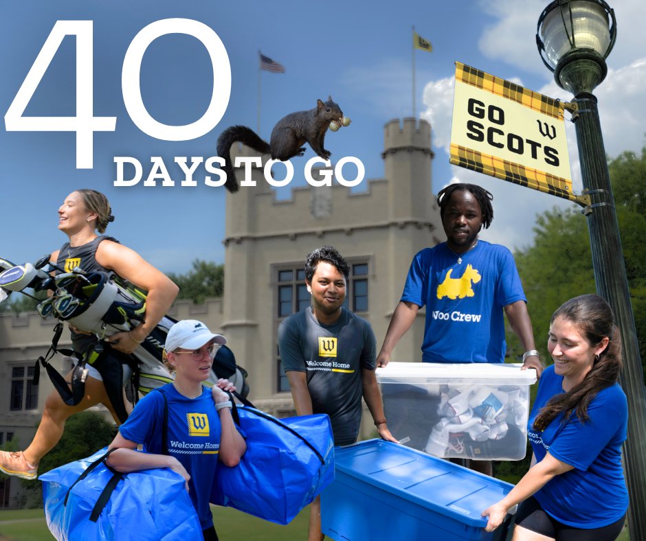 WoosterEdu's tweet image. We are 40 days from move-in!💛 It is time to start thinking about what to pack for your fall semester adventure.🎒 

What’s one must-have item that’s always on your packing list?👇 

#WoosterBound #FutureScot #PackingList
