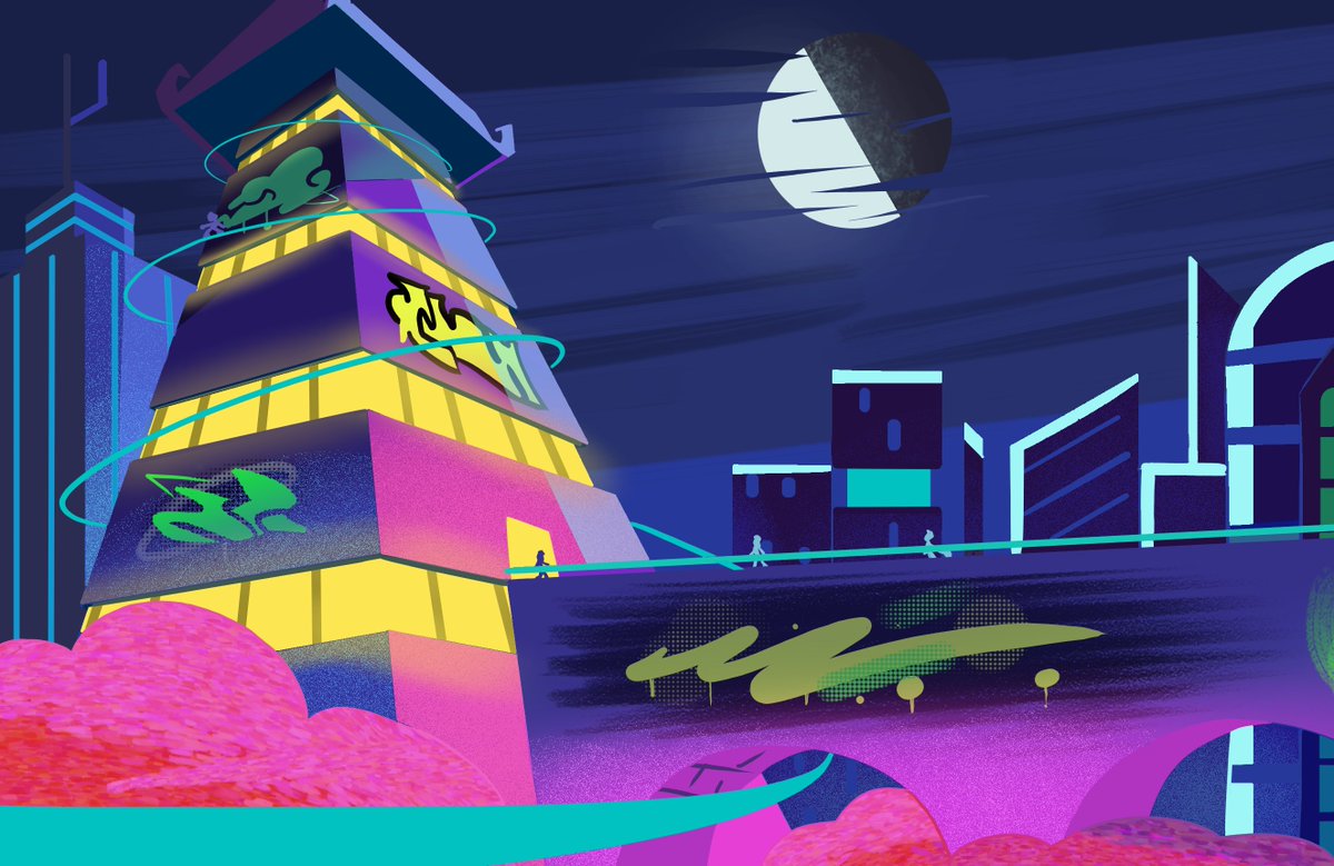 I tried combining Jet Set Radio and Samurai Jack and called it Jet Set Samurai