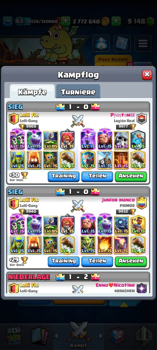 Lolli_Flo's tweet photo. Why are you doing this to me?😭 @ClashRoyale 

#cr #clashroyale https://t.co/qNEuoocdZ9