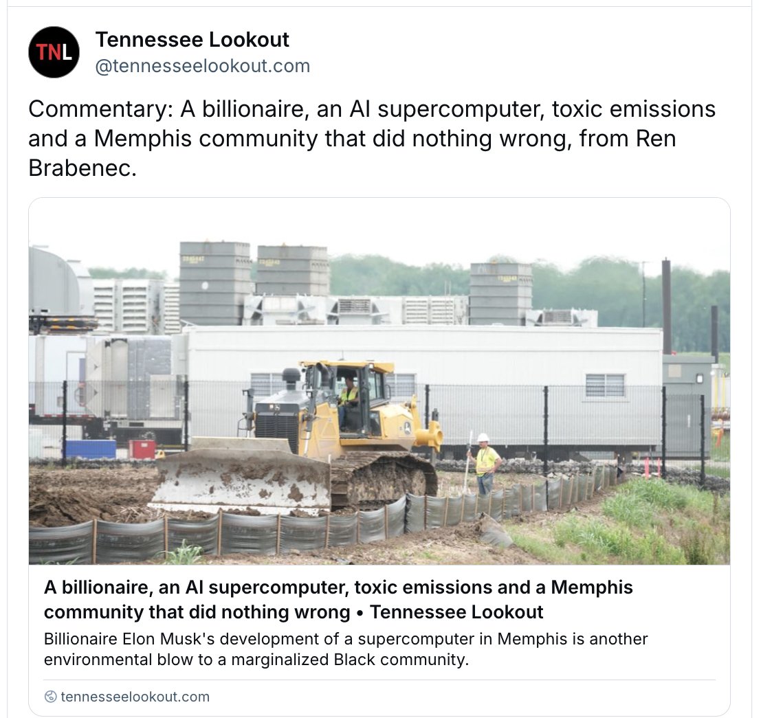 RenBrabenec's tweet image. My latest for @TNLookout is getting picked up by numerous media channels and is grabbing the attention of Tennessee politicians.
tennesseelookout.com/2025/07/07/a-b…