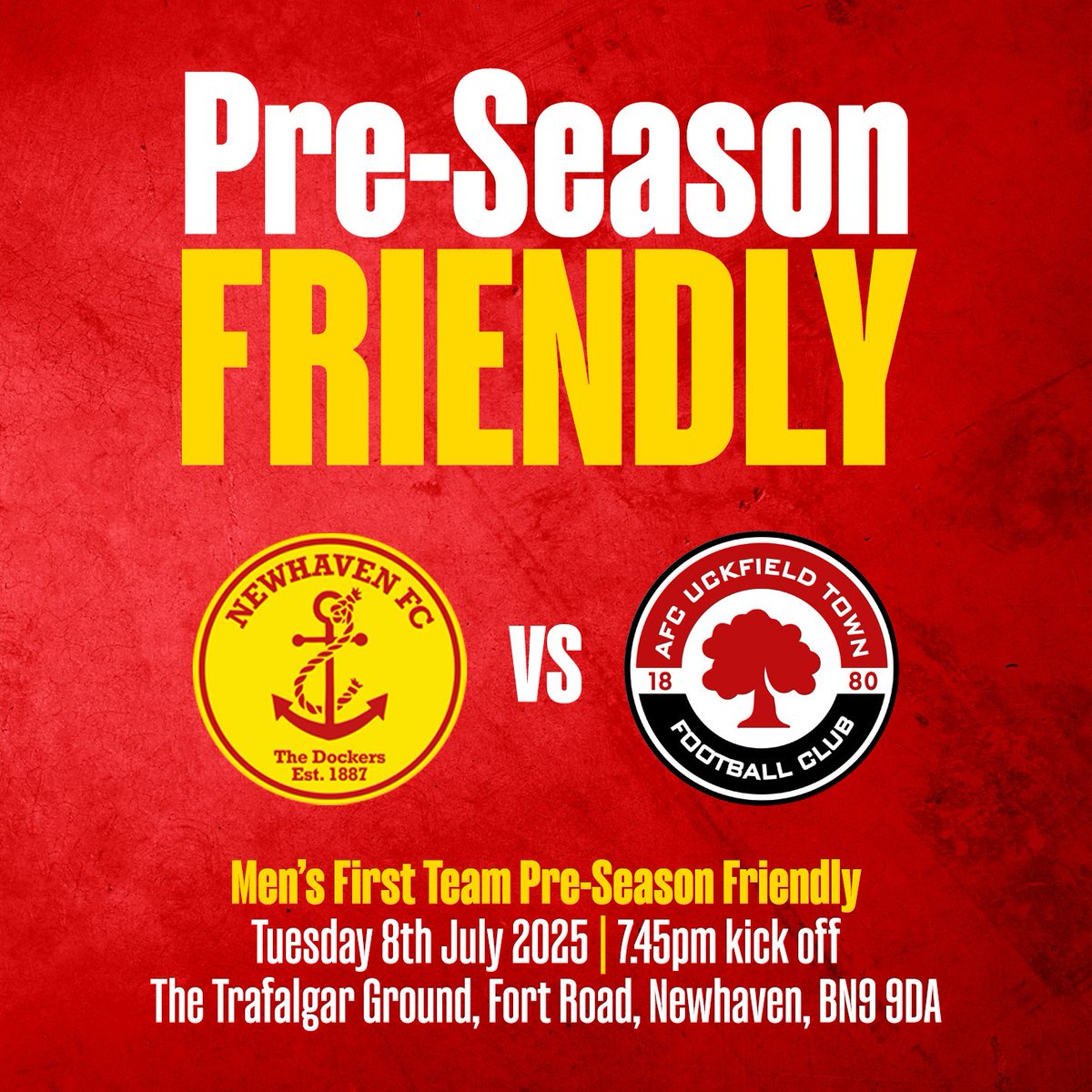 Newhaven FC (@newhavenfc) on Twitter photo We kick off our pre-season fixtures with a home friendly against <a href="/AfcUckfieldTown/">๐๐๐ ๐จ๐ฐ๐ธ๐ณ๐ถ๐ฒ๐น๐ฑ ๐ง๐ผ๐๐ป</a> tomorrow night. Join us at the Trafalgar Ground as we prepare for the new season.
Entry is ยฃ3 for all (U16s FREE), or you can buy a ticket to see all our home friendlies for just ยฃ10.
#COYD We kick off our pre-season fixtures with a home friendly against <a href="/AfcUckfieldTown/">๐๐๐ ๐จ๐ฐ๐ธ๐ณ๐ถ๐ฒ๐น๐ฑ ๐ง๐ผ๐๐ป</a> tomorrow night. Join us at the Trafalgar Ground as we prepare for the new season.
Entry is ยฃ3 for all (U16s FREE), or you can buy a ticket to see all our home friendlies for just ยฃ10.
#COYD
