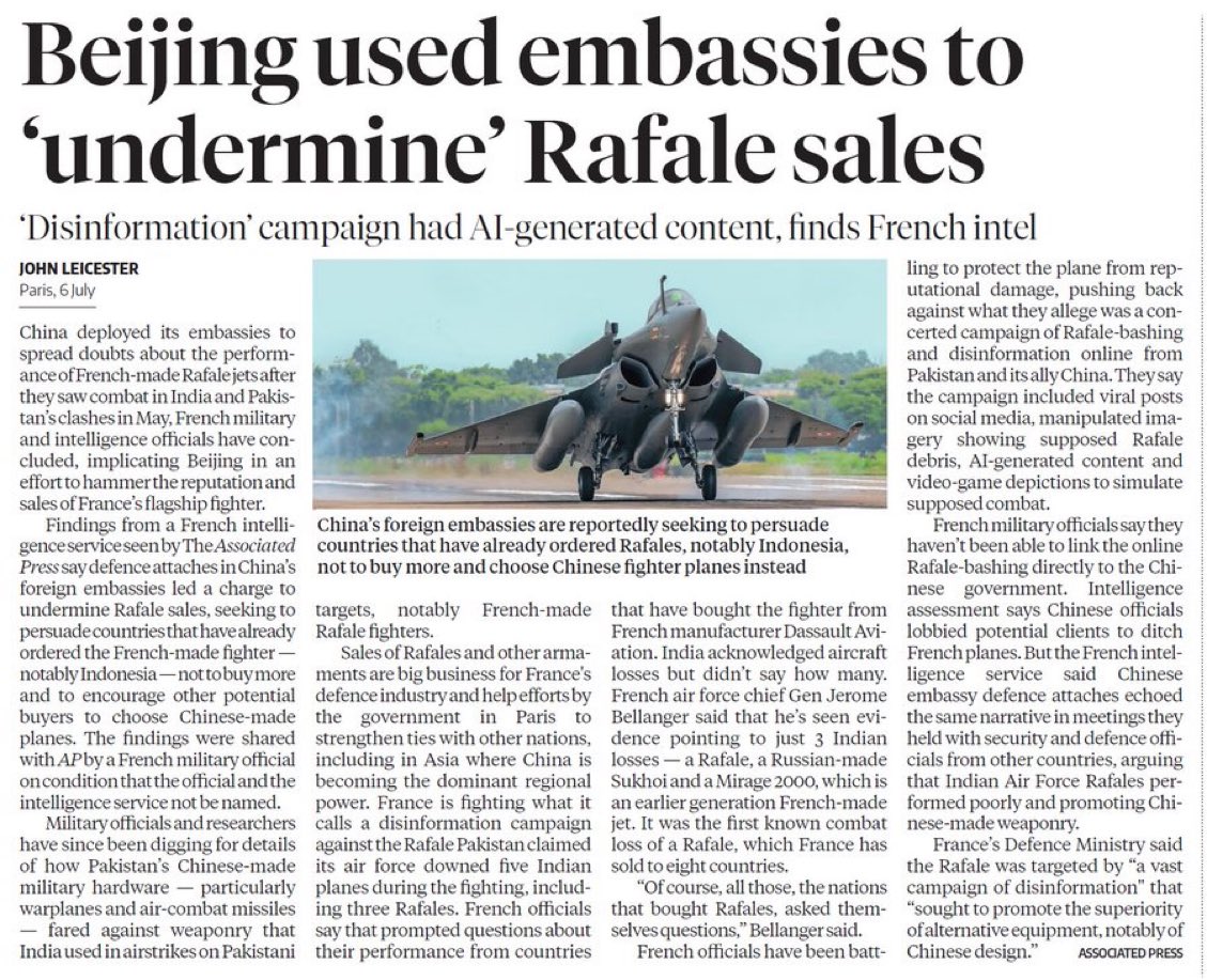 This includes their embassy at 10 Janpath as well ?!