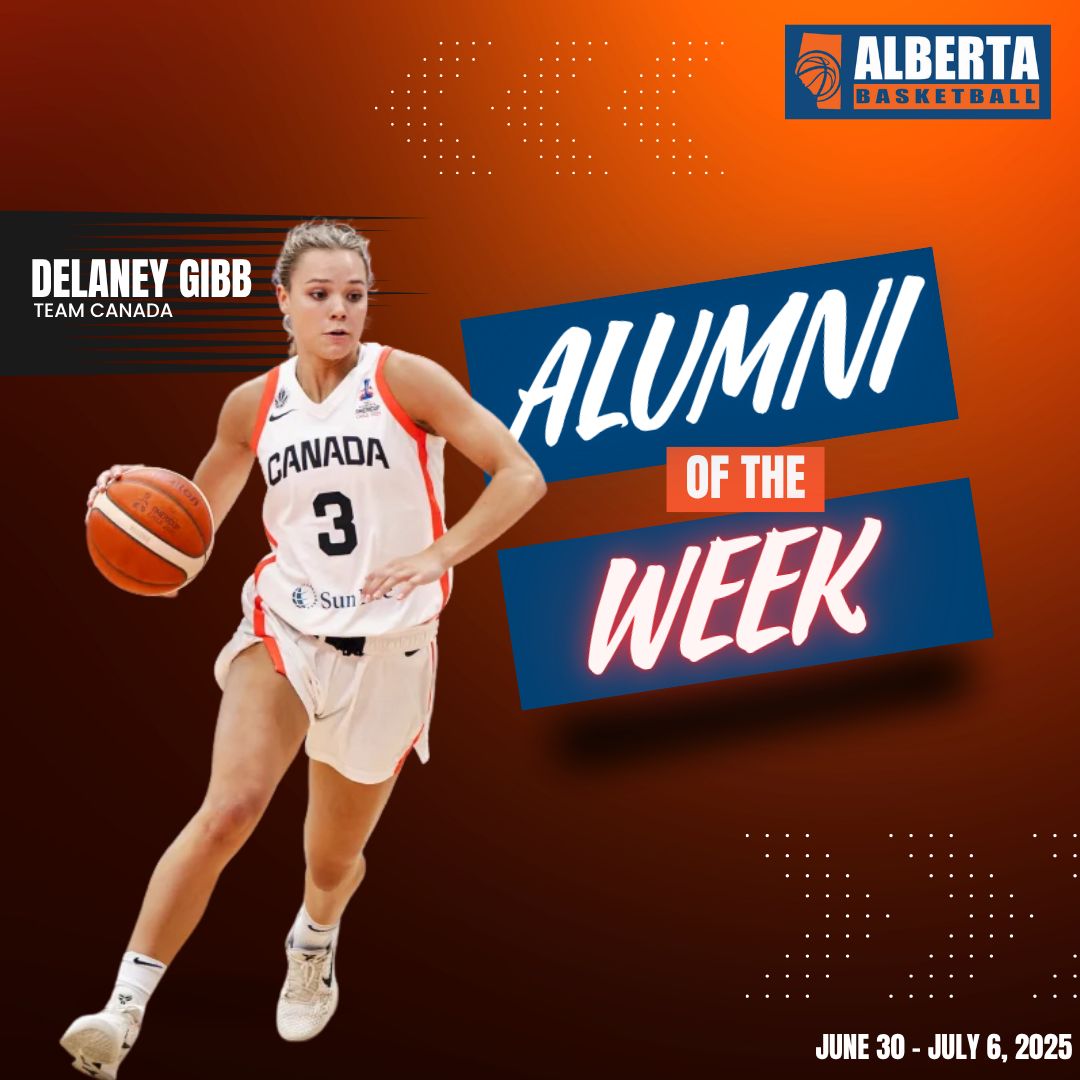 Alumni of the Week: Delaney Gibb helped 🇨🇦 earn bronze at the FIBA Women’s AmeriCup 2025 in her senior debut!

9.1 PTS | 2.9 REB | 1.3 AST | 1.1 STL (7 games)
Clutch OT inbound = game-winning basket vs. Argentina 🔥

📖 Read more: abbasketball.ca/article/105375 

#ABAAlumni #TeamAlberta