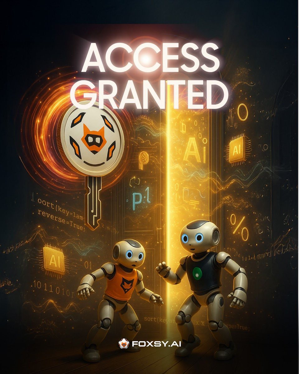 Foxsy (@foxsy_ai) on Twitter photo Hello #Foxfrens 🔐📖
FOXSY Token = Access.
To the ecosystem. To the data. To the robots. To the future.
And it’s all on the blockchain — because transparency is sexy.
<a href="/PulsarMvX/">Pulsar MVX</a> send 500 FOXSY to 100 reactions
#TokenWithUtility #blockchain #robotics #AI Hello #Foxfrens 🔐📖
FOXSY Token = Access.
To the ecosystem. To the data. To the robots. To the future.
And it’s all on the blockchain — because transparency is sexy.
<a href="/PulsarMvX/">Pulsar MVX</a> send 500 FOXSY to 100 reactions
#TokenWithUtility #blockchain #robotics #AI
