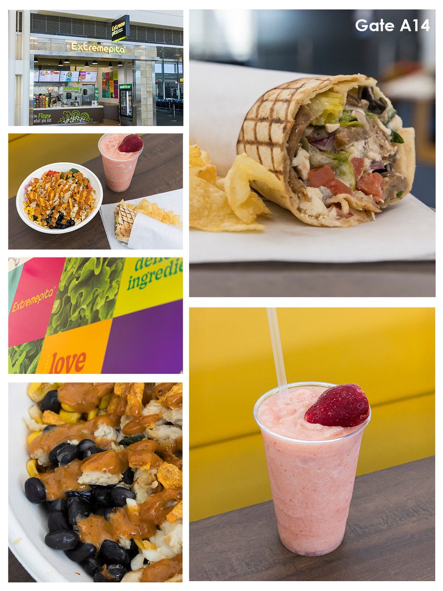 Dulles_Airport's tweet image. Healthy just feels better at 30,000 feet.
🍓South Block – Scratch-made smoothies & acai (Gate D9)
🥗Freshii – Custom bowls & salads (Gate B72)
🥙Extreme Pita – Grains, handhelds & smoothies (Gate A14)
Fuel up with healthy flavor before your next adventure!