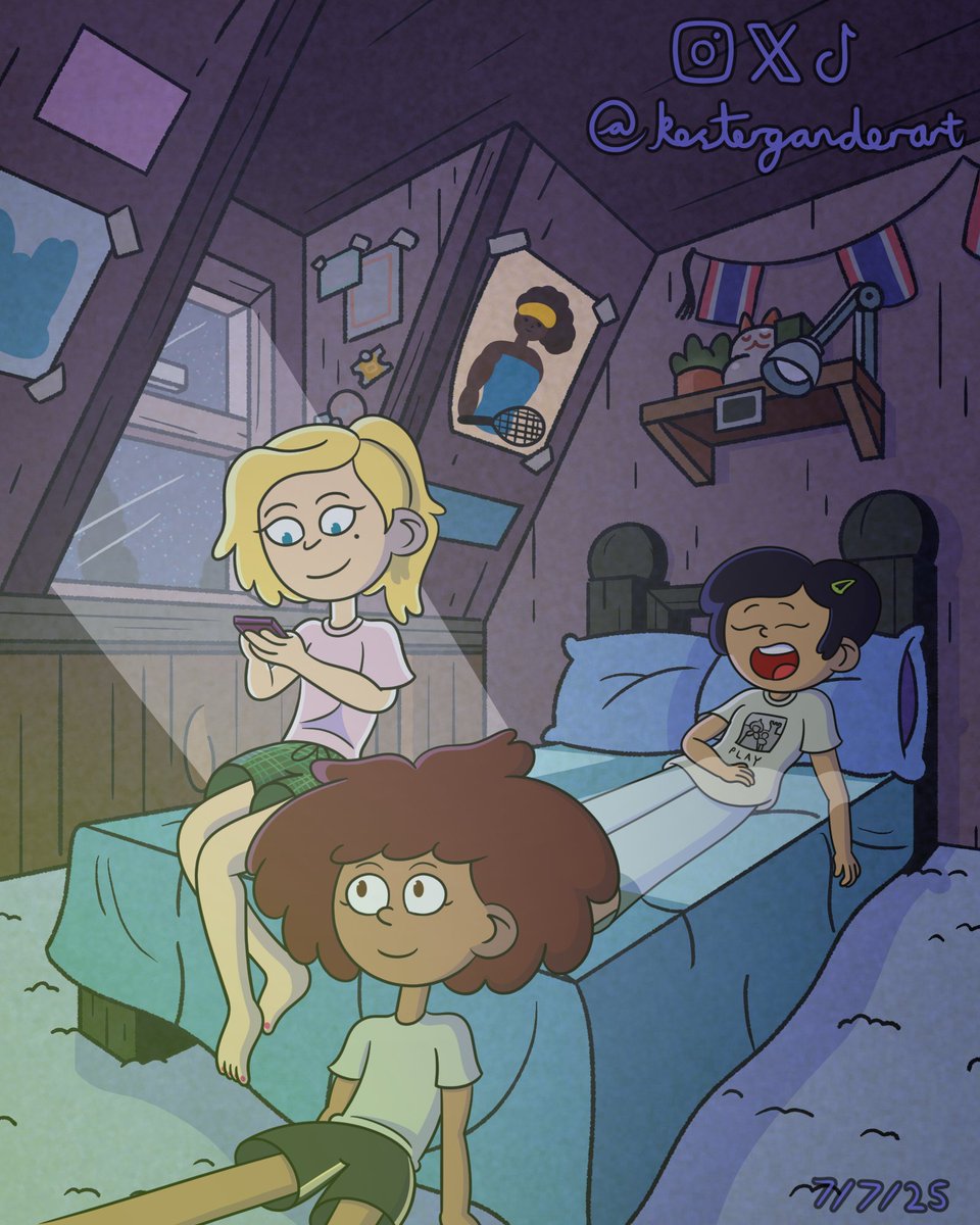 Girls Night Sleepover 😴
#Amphibia #amphibiafanart #Sashannarcy
