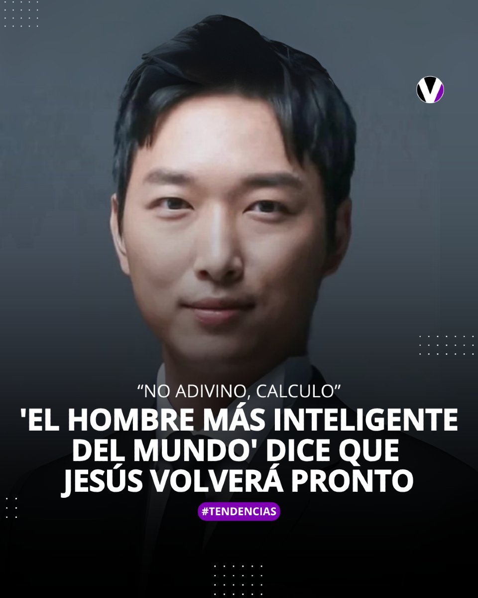 El científico surcoreano YoungHoon Kim, reconocido por tener el coeficiente intelectual más alto del mundo, causó revuelo tras afirmar que el regreso de Jesucristo ocurrirá “en esta generación”. Esto detalló sobre la evidencia: v.vistazo.com/45Xa6uj