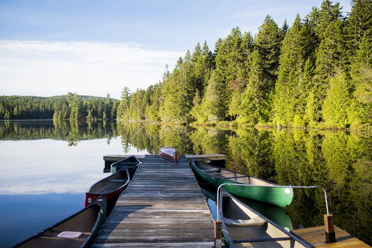 Out of office, off the grid, and onto the lake. No bars, just loons. 😌 #MaineThing 

📍: Red River Camps