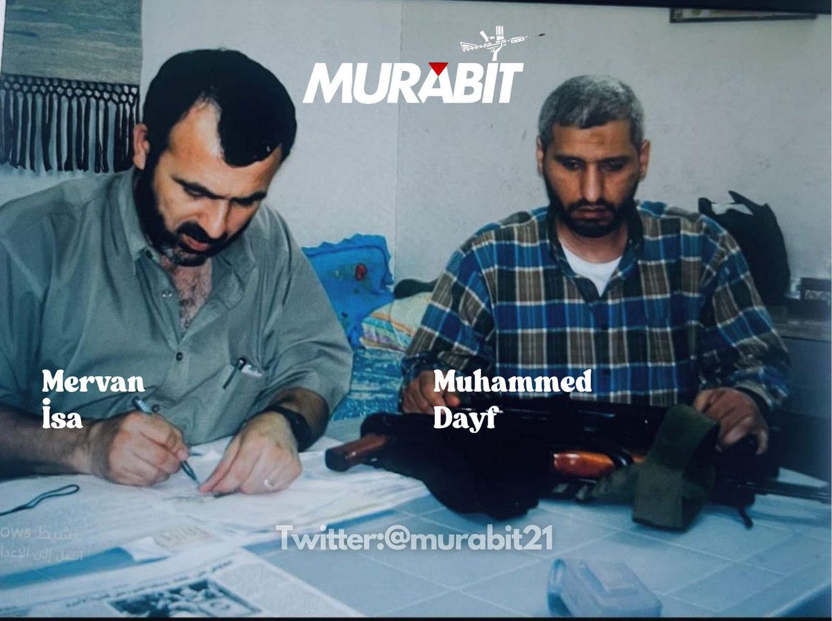 Aksâ Tûfânı'nı ilmik ilmik işleyip koparan, siyonisti yıkan başmimarlar!
Kassam Başkomutanı ve Yardımcısı..!
Sahabeler gibiydiniz, Elhamdulillah..!
Cenâb-ı Mewlâ makamınızı yüceltsin!
Bizleri de sizlere refik ve yoldaş kılsın!