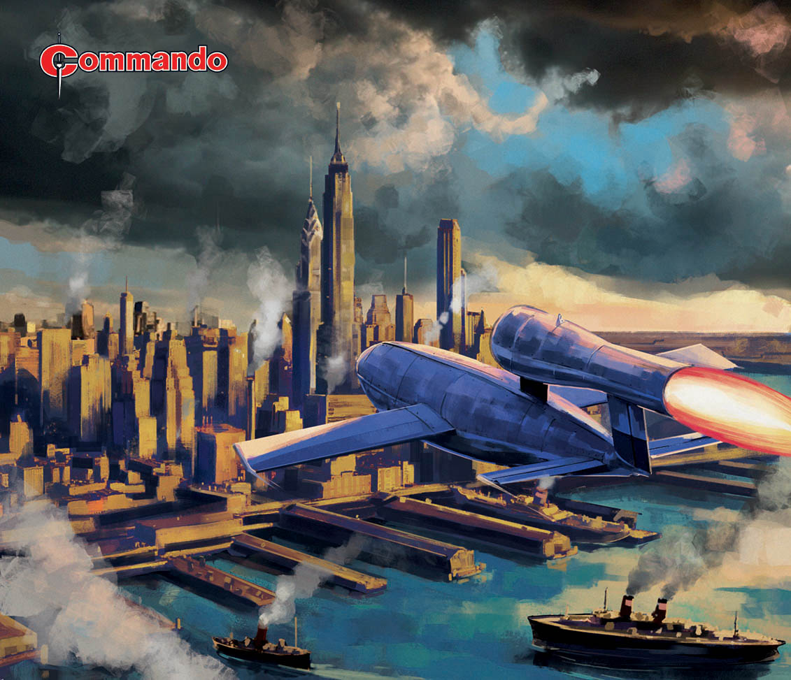 CommandoComic's tweet image. Helen McGrath and Captain Tim Lidster were tasked with tracking down the architect of a new kind of V1 launcher – Major Walter Himpel. Little did they know, Himpel had a much more diabolical plan in mind - one that would target the United States! Issue 5871 is out soon! - QM