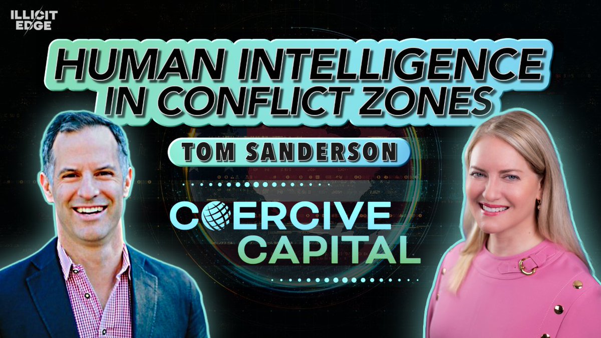 illicitedge's tweet image. Human Intelligence in Conflict Zones | Coercive Capital
The Latest Episode of Coercive Capital with @ElaineDezenski and Tom Sanderson is available NOW!
#finance
#compliance
#AML
#financialcrime
#intelligence
YouTube: youtu.be/JSGEdmVugck
Spotify: open.spotify.com/show/6wcZ3Ohrl……