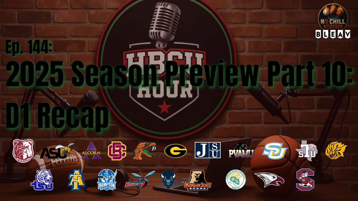 Our Season Preview series is winding down, and we’re going out with a bang!

📺 TONIGHT at 7PM CT on HBCU HOUR Presented by <a href="/BleavNetwork/">Bleav</a> 🔥 <a href="/MoCarterFOX54/">Mo Carter</a>, <a href="/InsideHBCUFball/">BJ Jones</a>, &amp; <a href="/The__Bluebloods/">FCS Football Central</a> pull up to break down the ENTIRE D1 HBCU landscape 🏈

🔴 Watch LIVE on YouTube: