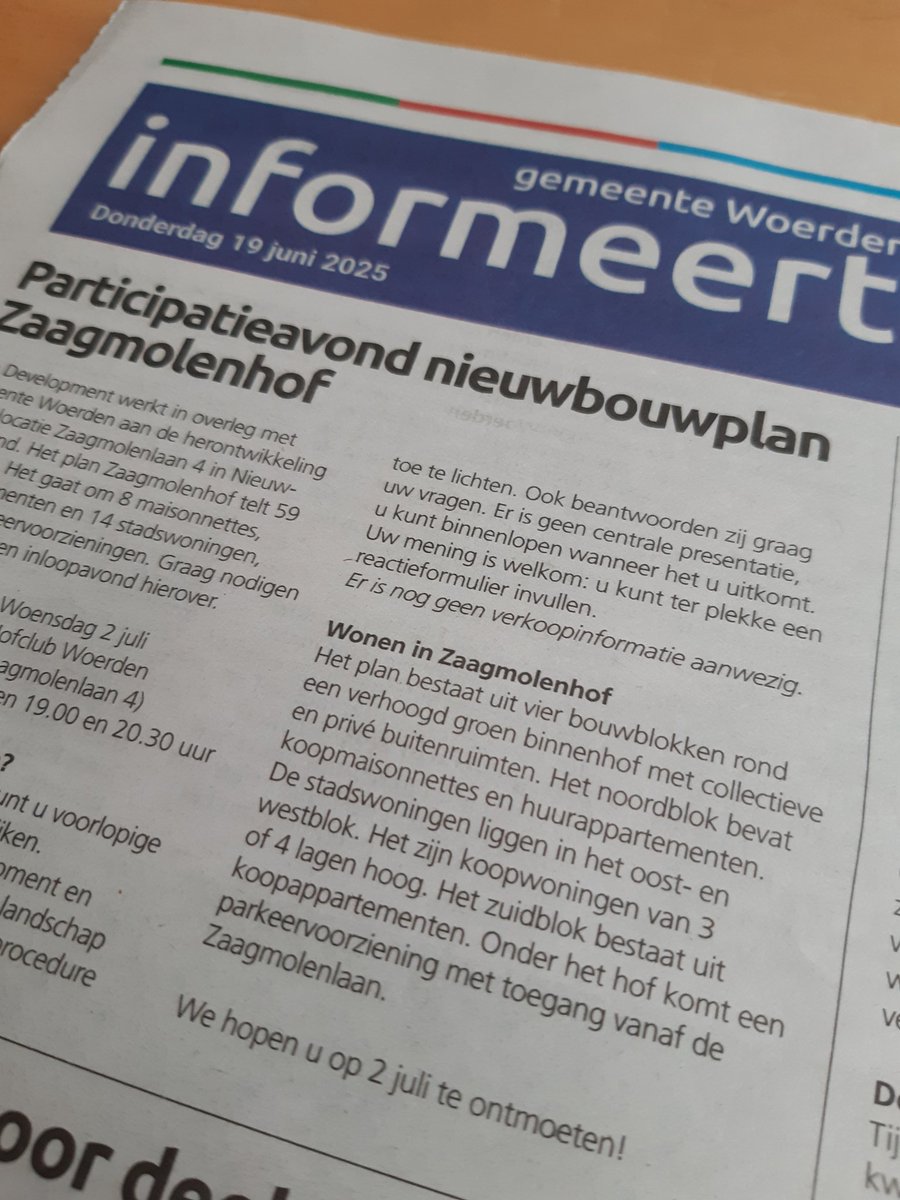 In #woerden wordt gebouwd. Prima, kantoorpand weg en daarvoor 59 woningen in #middelland . Maar wanneer wordt de #fietsinfrastructuur rond #station Woerden nu eens aangepakt? Al jaren overdovend stil <a href="/raadWoerden/">Gemeenteraad Woerden</a> <a href="/Lokaal_Woerden/">Inwonersbelangen Gewoon, Betrokken en Dichtbij</a> <a href="/cdavandaag/">CDA</a> <a href="/Lijstvanderdoes/">Lijstvanderdoes</a> . Hoe, minder auto's?