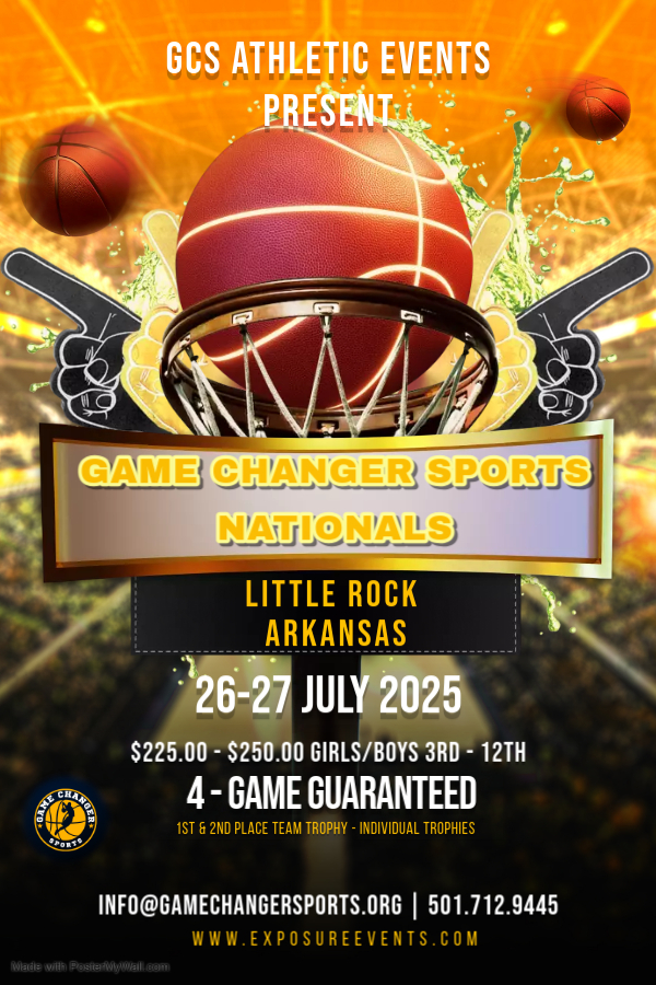 Game Changer Sports Nationals - July 26-26, 2025 - Little Rock, Arkansas - mailchi.mp/gamechangerspo…