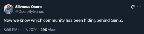 The fool <a href="/OsoroSylvanus/">Silvanus Osoro</a> 
 has deleted his post. Huyu ni mdomo tu ako nayo. A man holds to his end to the end! You are not one, fool! 

The wind has finally left the chicken ass open