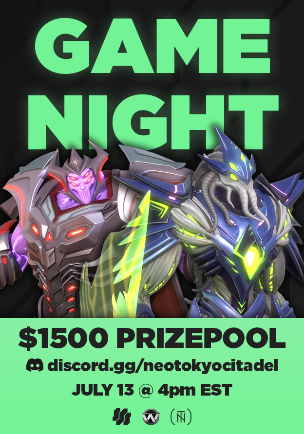 SuperVerse (@superverse) on Twitter photo IT'S TIME FOR ANOTHER GAME NIGHT… 💚
<a href="/SuperVerse/">SuperVerse</a> x <a href="/WagmiGameCo/">WAGMI Games</a> x <a href="/NeoTokyoCode/">NEO TOKYO</a>
JULY 13 at 4pm EST 👇 IT'S TIME FOR ANOTHER GAME NIGHT… 💚
<a href="/SuperVerse/">SuperVerse</a> x <a href="/WagmiGameCo/">WAGMI Games</a> x <a href="/NeoTokyoCode/">NEO TOKYO</a>
JULY 13 at 4pm EST 👇