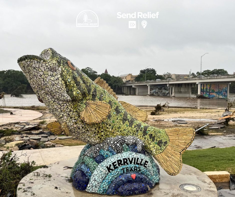 sendrelief's tweet image. On July 4, flash floods hit Texas Hill Country.
80+ lives have been lost. 1,000+ people have been rescued.
With your support, SBC Disaster Relief is on the ground now. Pray with us as we bring help and hope to these hurting families.
Find out more at go.sendrelief.org/stormrelief.