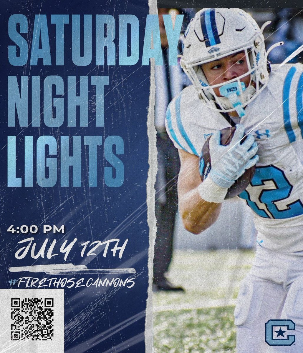 Giovanni Ricciardi (@coachgiocitadel) on Twitter photo 🚨Final camp of the year🚨 Come compete in Johnson Hagood Stadium this Saturday Night! Link in bio. <a href="/CitadelFootball/">The Citadel Football</a> #SaturdayNightLights 🚨Final camp of the year🚨 Come compete in Johnson Hagood Stadium this Saturday Night! Link in bio. <a href="/CitadelFootball/">The Citadel Football</a> #SaturdayNightLights