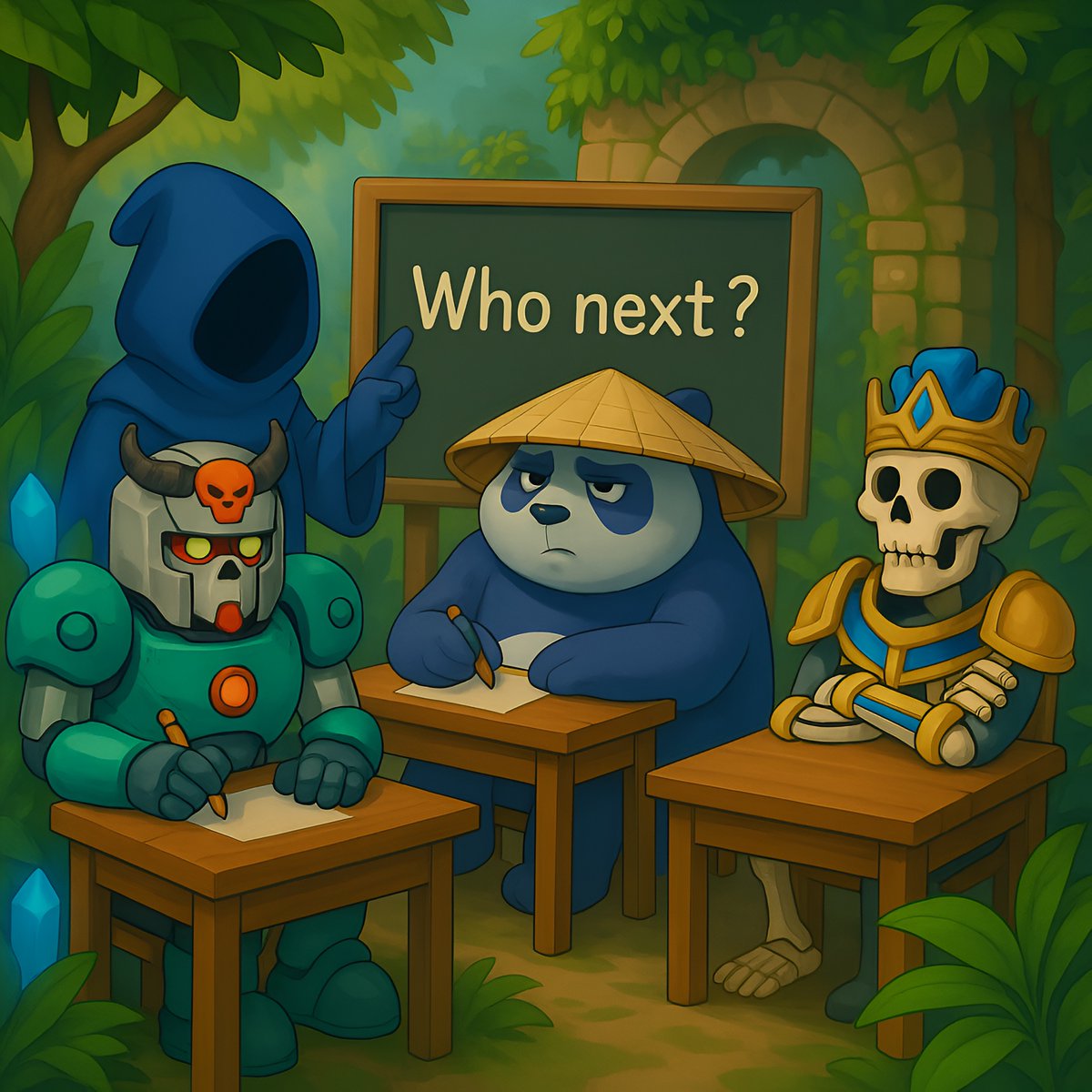 algoMININGAI's tweet image. Teamed up with @SolanaSensei, @DeadKingSociety & @TaiyoRobotics — their holders get the GTD WL for our upcoming mint.
Everyone’s trying to get in before our international concierge service drops. Imagine a team of butlers for all holders. 🧙♂️
Who should we partner with next? 👀